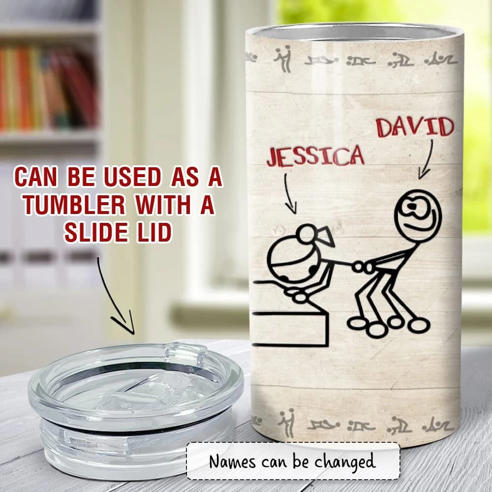 Personalized Couple Can Cooler Funny Valentine Gift Husband Wife 5 Personalized Couple Can Cooler Funny Valentine Gift Husband Wife - Image 3