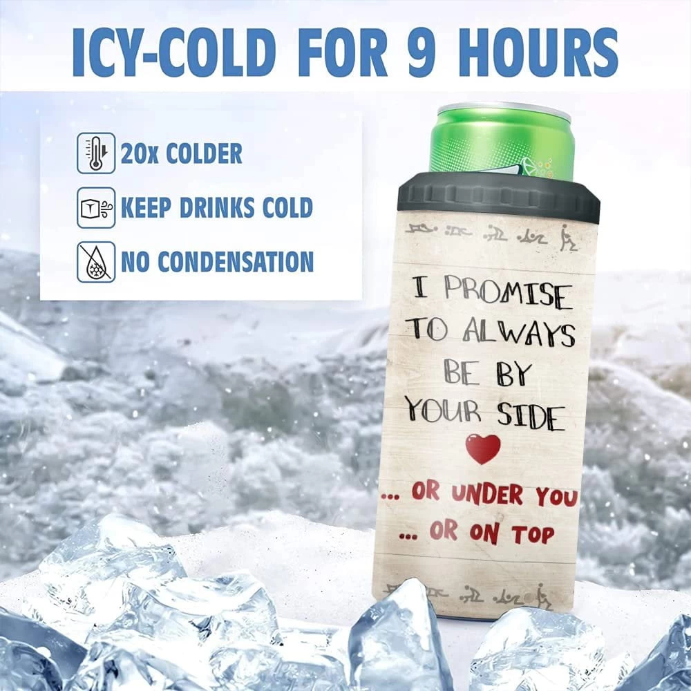 Personalized Couple Can Cooler Funny Valentine Gift Husband Wife 6 Personalized Couple Can Cooler Funny Valentine Gift Husband Wife - Image 4