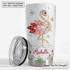 Personalized Flamingo Tumbler Pink Flamingo Jewelry For Animal Lover 10 Personalized Flamingo Tumbler Pink Flamingo Jewelry For Animal Lover -Gift Series Store personalized flamingo tumbler pink flamingo jewelry for animal lover pt01