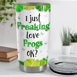 Personalized Frog Tumbler Cute Drinking Cup Jewelry Style Best Gift -Gift Series Store personalized frog tumbler cute drinking cup jewelry style best gift pt03