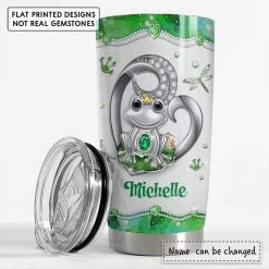 Personalized Frog Tumbler Jewelry Style Girl Loves Frogs Best Gift -Gift Series Store personalized frog tumbler jewelry style girl loves frogs best gift pt02