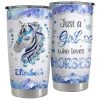 Personalized Horse Tumbler Jewelry Drawing Love Horses Best Gift -Gift Series Store personalized horse tumbler jewelry drawing love horses best gift main