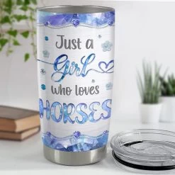 Personalized Horse Tumbler Jewelry Drawing Love Horses Best Gift -Gift Series Store personalized horse tumbler jewelry drawing love horses best gift pt04