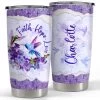 Personalized Hummingbird Tumbler Faith Hope Love Inspiration Gift -Gift Series Store personalized hummingbird tumbler faith hope love inspiration gift main