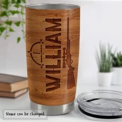 Personalized Hunting Tumbler Wood American Flag For Hunting Lover -Gift Series Store personalized hunting tumbler wood american flag for hunting lover pt03