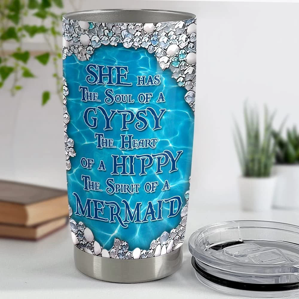 Personalized Mermaid Tumbler Jewelry Style Custom Name For Girl Women 6 Personalized Mermaid Tumbler Jewelry Style Custom Name For Girl Women - Image 4