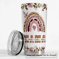 Personalized Mom Tumbler Rainbow Mom Everyone Wishes Family Gift -Gift Series Store personalized mom tumbler rainbow mom everyone wishes family gift pt03
