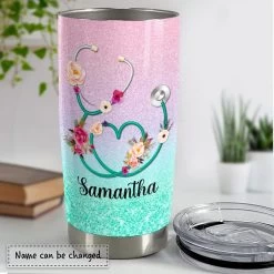 Personalized Nurse Tumbler Coffee Scrubs Rubber Gloves For Nurshes -Gift Series Store personalized nurse tumbler coffee scrubs rubber gloves for nurshes pt02