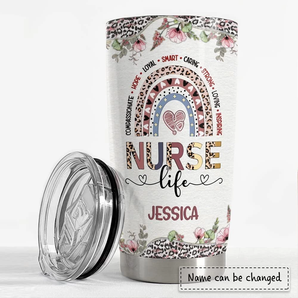 Personalized Nurse Tumbler Nurse Life Appreciation Gifts For Nurshes 4 Personalized Nurse Tumbler Nurse Life Appreciation Gifts For Nurshes - Image 2