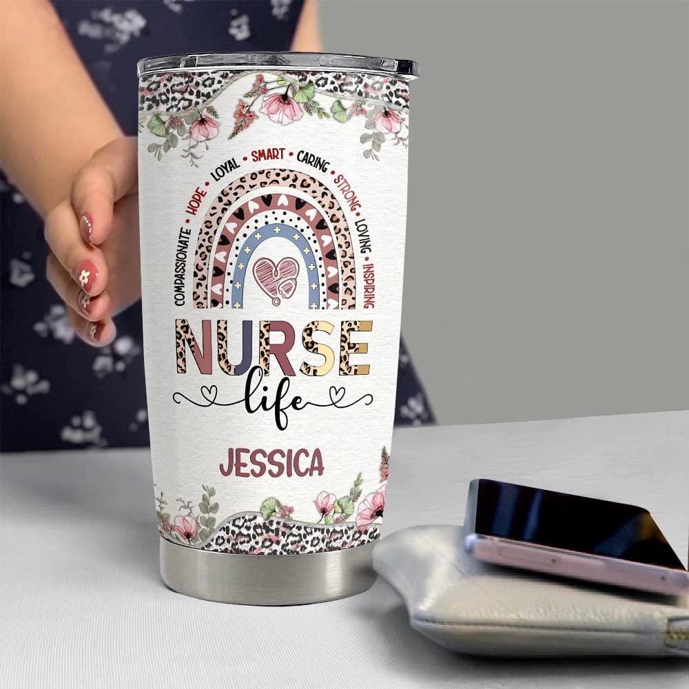 Personalized Nurse Tumbler Nurse Life Appreciation Gifts For Nurshes 6 Personalized Nurse Tumbler Nurse Life Appreciation Gifts For Nurshes - Image 4