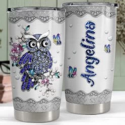 Personalized Owl Tumbler Drawing Style Owls Tumblers For Animal Lover -Gift Series Store personalized owl tumbler drawing style owls tumblers for animal lover pt03