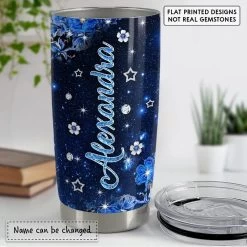 Personalized Owl Tumbler Jewelry Style Glitter For Animal Lover -Gift Series Store personalized owl tumbler jewelry style glitter for animal lover pt04