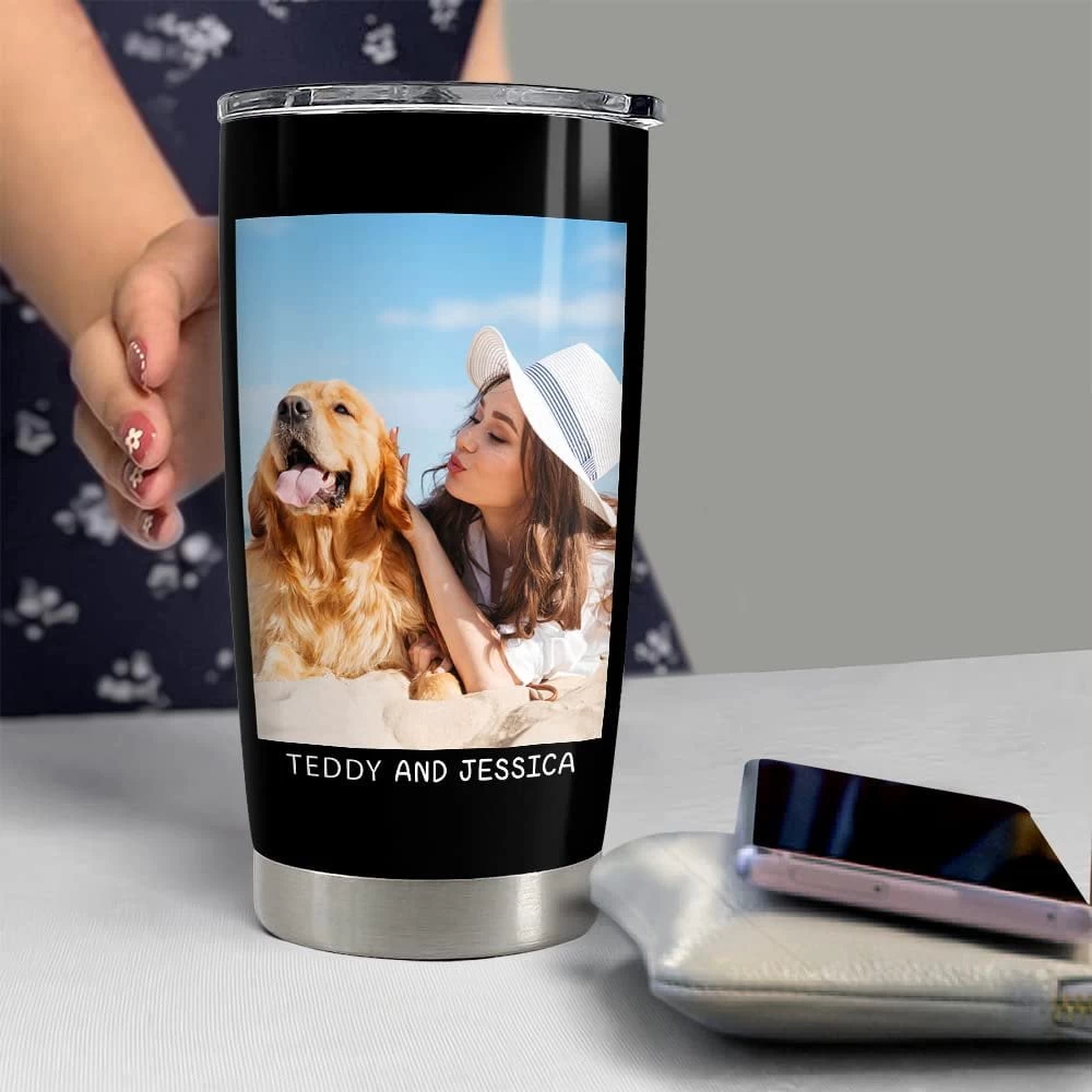 Personalized Photo Of Dog Tumbler For Dog Mom Dog Dad Lover Animal 6 Personalized Photo Of Dog Tumbler For Dog Mom Dog Dad Lover Animal - Image 4