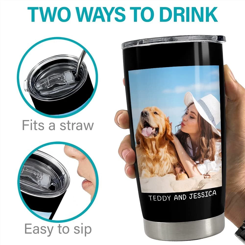 Personalized Photo Of Dog Tumbler For Dog Mom Dog Dad Lover Animal 7 Personalized Photo Of Dog Tumbler For Dog Mom Dog Dad Lover Animal - Image 5