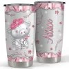 Personalized Pig Tumbler Pink Jewelry Style Cute Gift For Animal Lover -Gift Series Store personalized pig tumbler pink jewelry style cute gift for animal lover main