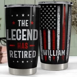 Personalized Retired Tumbler Retirement American Flag For Coworker -Gift Series Store personalized retired tumbler retirement american flag for coworker pt03