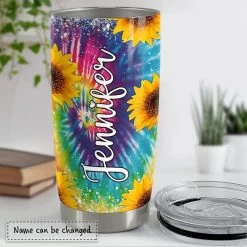 Personalized Sunflower Tumbler Hologram Tie Dye For Women Girl Sister 12 Personalized Sunflower Tumbler Hologram Tie Dye For Women Girl Sister -Gift Series Store personalized sunflower tumbler hologram tie dye for women girl sister pt03