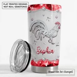 Personalized Tumbler Just A Girl Who Loves Chicken Jewelry Style -Gift Series Store personalized tumbler just a girl who loves chicken jewelry style pt02