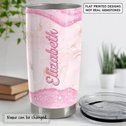 Personalized Unicorn Tumbler Jewelry Pink Glitter For Girl Daughter -Gift Series Store personalized unicorn tumbler jewelry pink glitter for girl daughter pt03